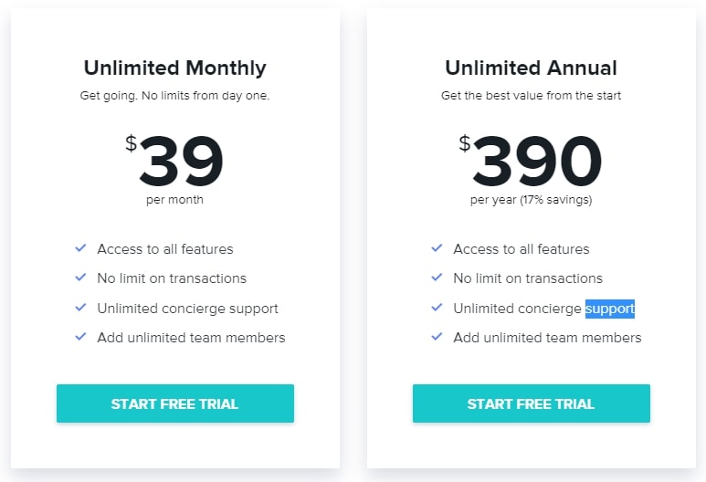 honeybook pricing